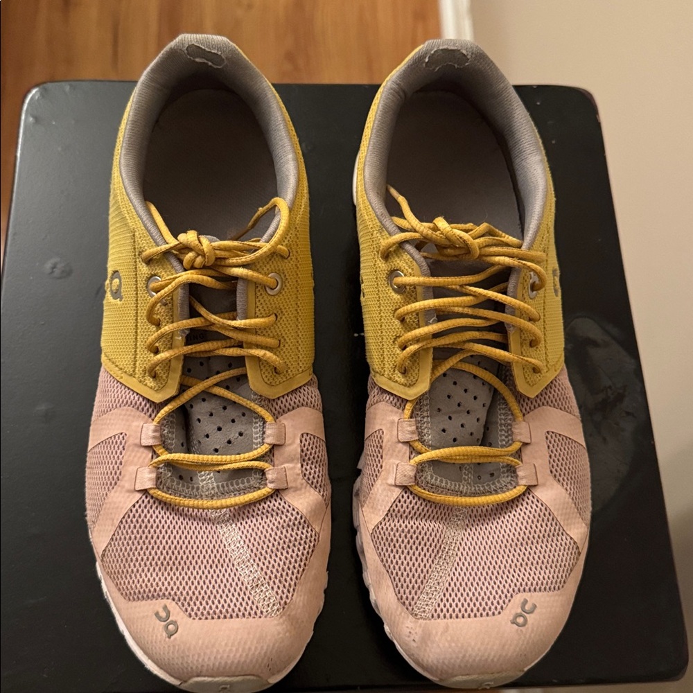 On Cloud Running Walking Women's Sneakers Rose Sand Pink Blush Green size 8.5 - Picture 7 of 7